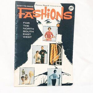 Easy To Make Fashions Magazine American Thread Star Crochet Knitting Vintage